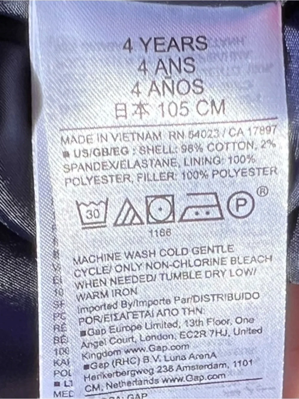🌻EUC Gap x Paddington Bear Toddler Varsity Jacket Size 4T Cotton Snap Front